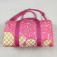 5.21 BA0298 Team fireworks plaid pink gym bag