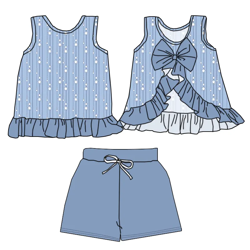 5.15 Blue Bow Suit