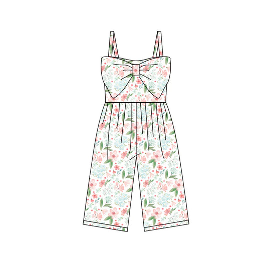 X11.24Preorder (moq 5)Baby Girls Colorful Flowers Pants Jumpsuits