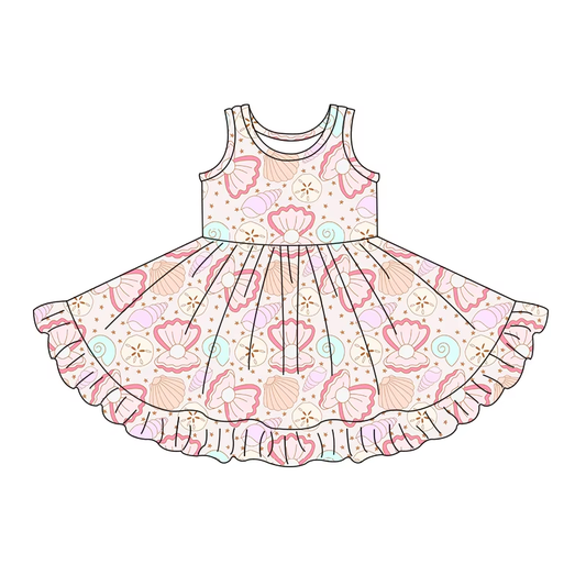 5.16 Shell Pink Flying Sleeve Dress