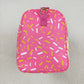 5.21 BA0298 Team fireworks plaid pink gym bag