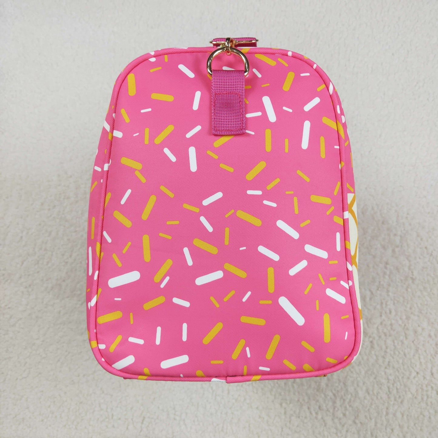 5.21 BA0298 Team fireworks plaid pink gym bag
