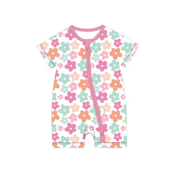4.29 Flower Zipper Toddler Clothes