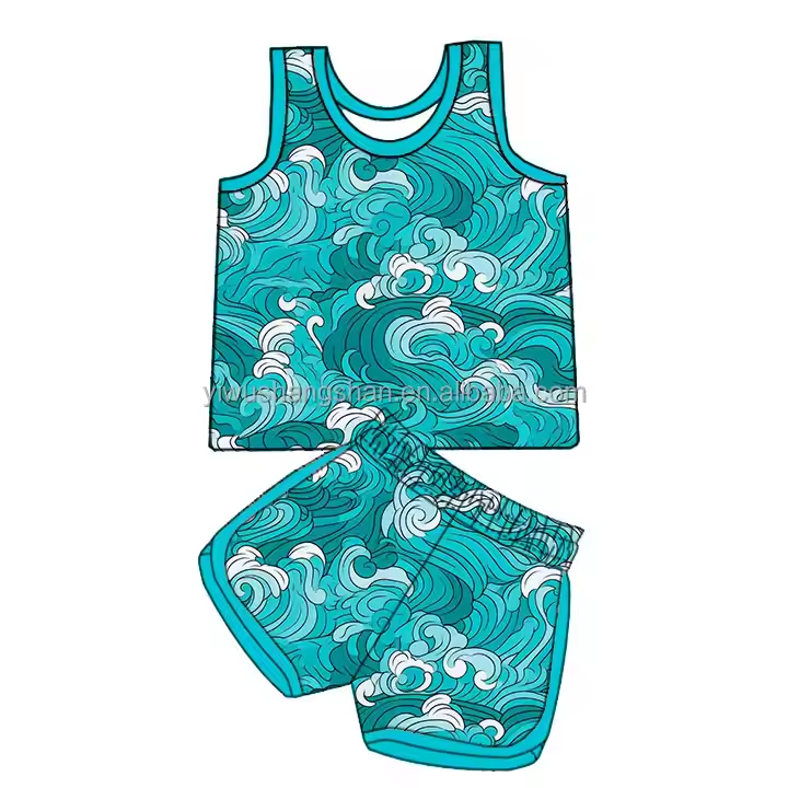 5.13 Boys No Blue Short Sleeve Suit