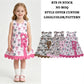 RTS NO MOQ Sibling Yoga Baby Girls Camo Bow Print Scallop Knee Length Yoga Active Dres