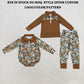 RTS NO MOQ Sibling milk silk Baby Boys Long Sleeve Camo Print Zip Pullover Pockets Jogger Hunting Clothes Sets Zipper Rompers