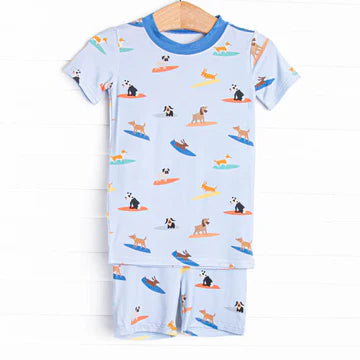 4.29boy Pink Cartoon Puppy Suit