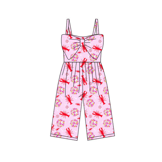 X11.25Preorder (moq 5)Baby Girls Strap Crayfishes Balls Pants Jumpsuits