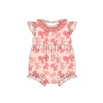 5.5 Girls Summer Pink Bow Toddler Clothes