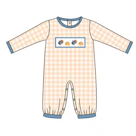 5.21 Pumpkin Plaid boyToddler Clothes