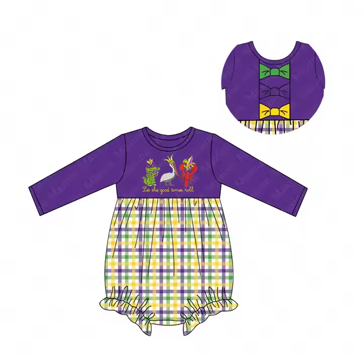 5.21 Lobster Plaid Girls Toddler Clothes