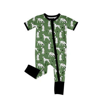 5.23 Puppy Green Zipper Toddler Clothes