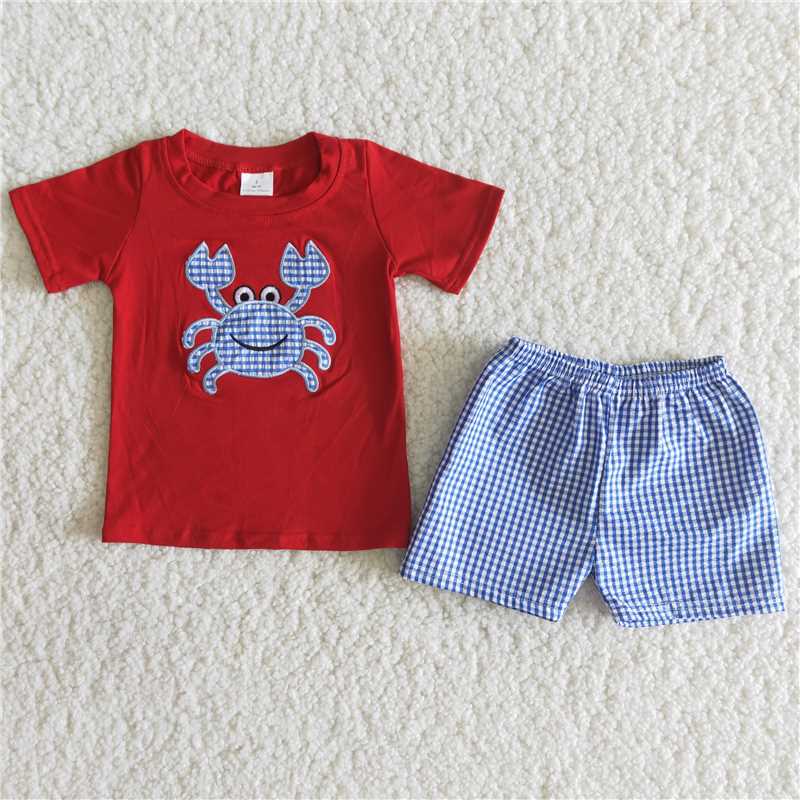 A11-4 Red crab lattice outfits