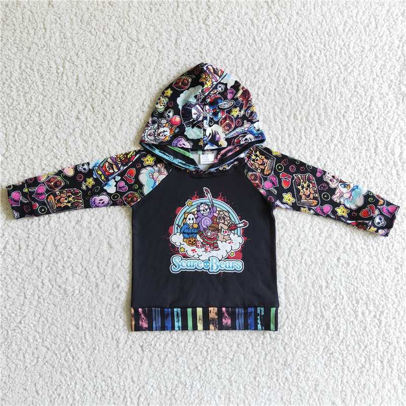 cartoon hooded halloween hoodie kids clothes