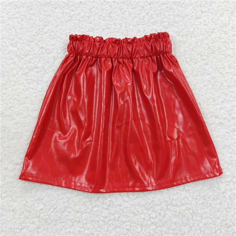 4.2 GLK0011 Red shiny skirt