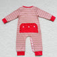 christmas baby zipper romper match pajamas outfits and adults pants Family Pack