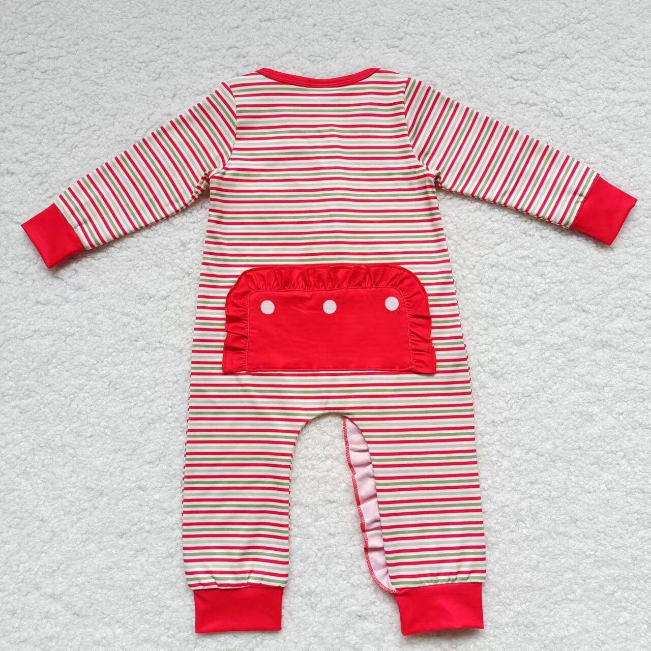 christmas baby zipper romper match pajamas outfits and adults pants Family Pack