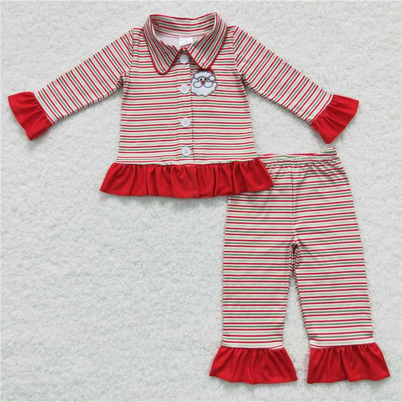 christmas baby zipper romper match pajamas outfits and adults pants Family Pack