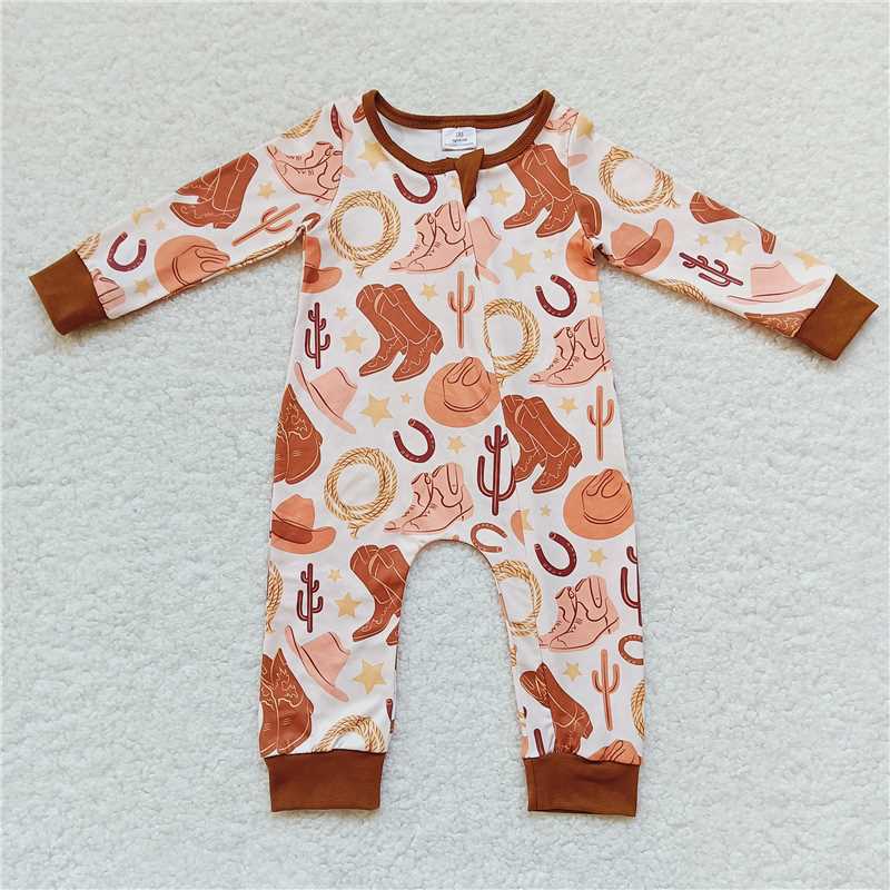 zipper romper west jumpsuit baby kids clothes