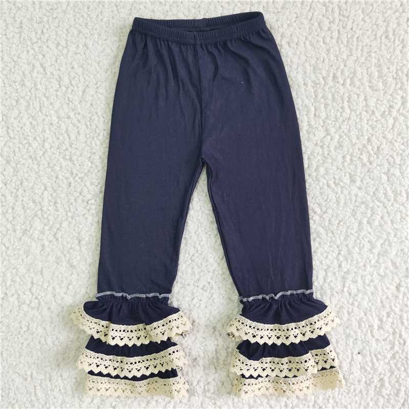 lace ruffles pants girls trousers