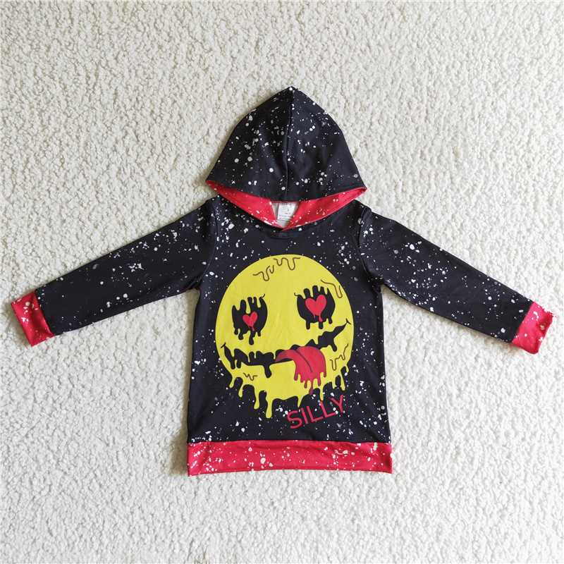 halloween hooded top kids hoodie