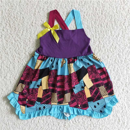 hallowen the night before christmas girls dress kids skirts