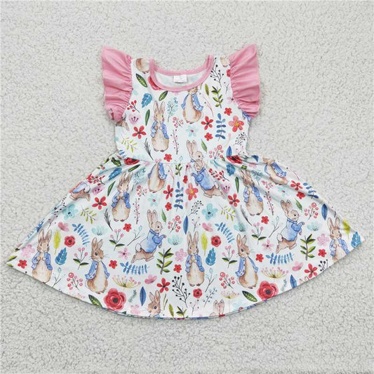 bunny girls dress easter skirt