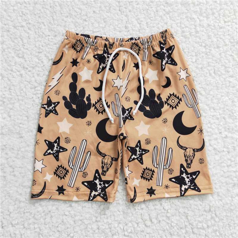 S0029 Boys' Cactus Star Swim Shorts