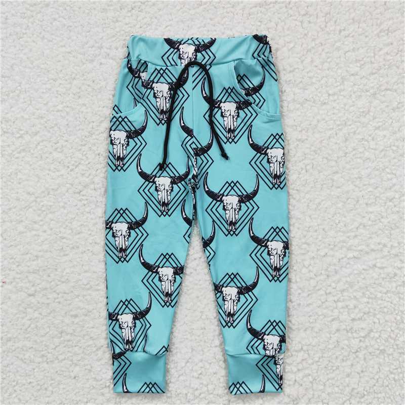 cow jogging pants kids trousers