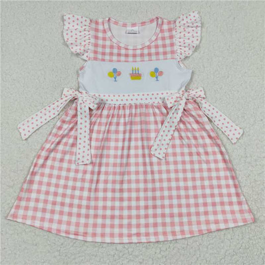 embroidery balloon girls dress summer kids skirts