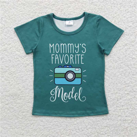 mommy's favorite model girls short sleeve t-shirt