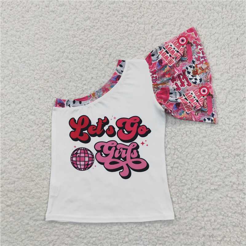 let's go girls short sleeve t-shirt kids clothes