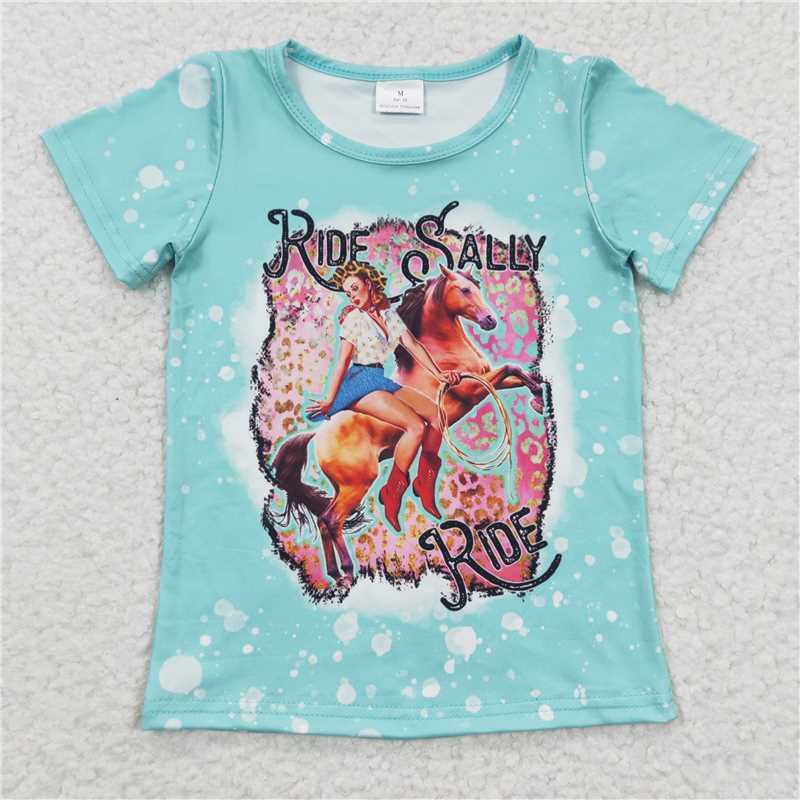 ride sally girls short sleeve t-shirt kids clothes