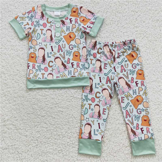 ms.rachel outfits shirt & pants 2 pieces pajamas sets kids clothes