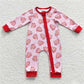 christmas baby zipper romper match pajamas outfits and adults pants Family Pack