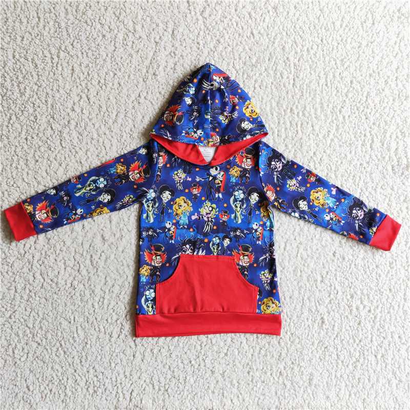 halloween hooded top cartoon hoodie