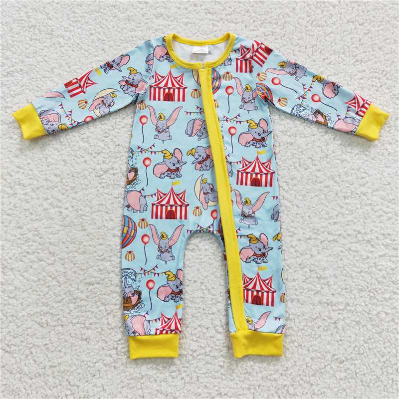 zipper romper Dumbo jumpsuit baby clothes