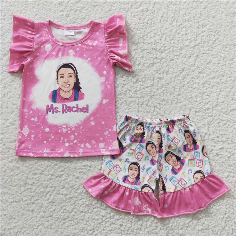 ms.rachel girls outfits summer camo shorts sets 2 pieces kids clothes