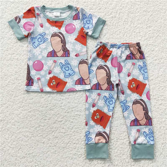 short sleeve ms.rachel pajamas girls sets kids clothes