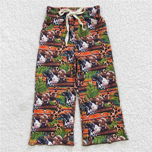 cow girls pants kids trousers children's clothes