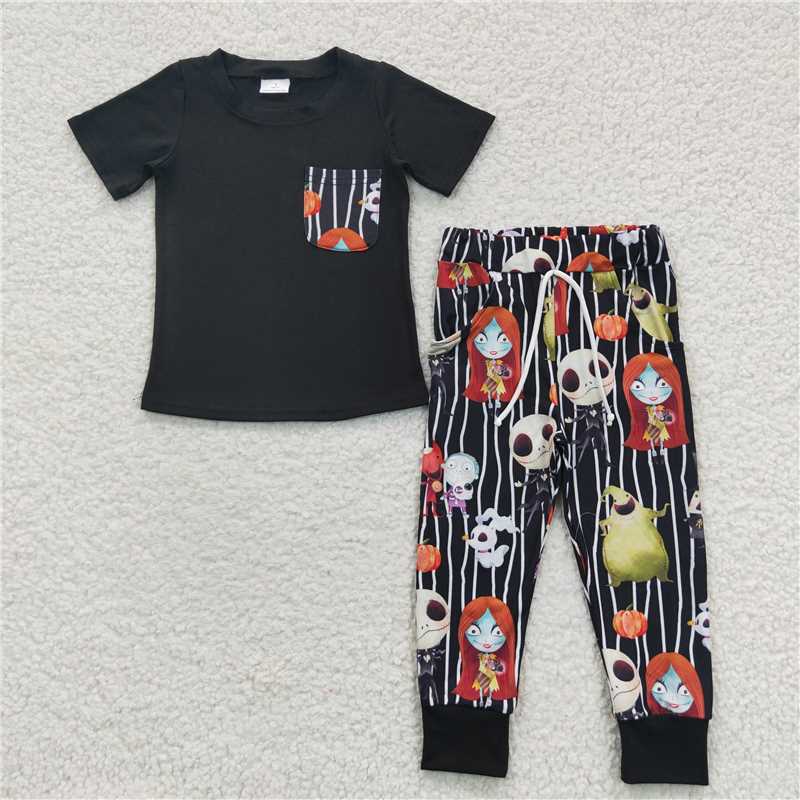 halloween kids clothes boys outfits jack & Sally