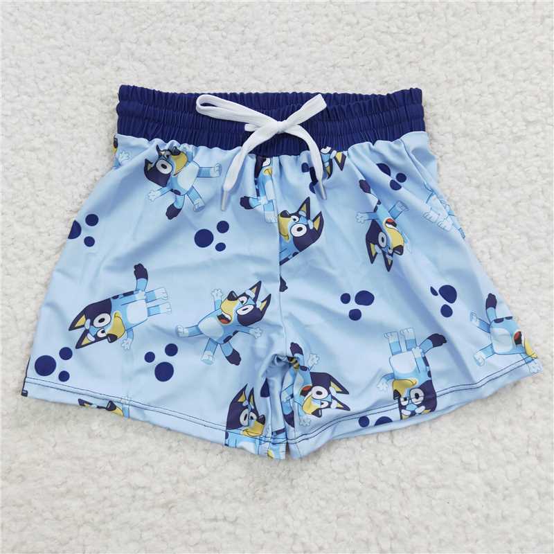 S0137 bluey bluey blue swimming trunks