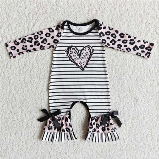 baby jumpsuits Valentine's Day girls baby rompers