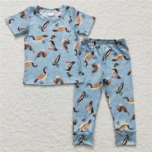 Duck pajamas boys outfits kids clothes