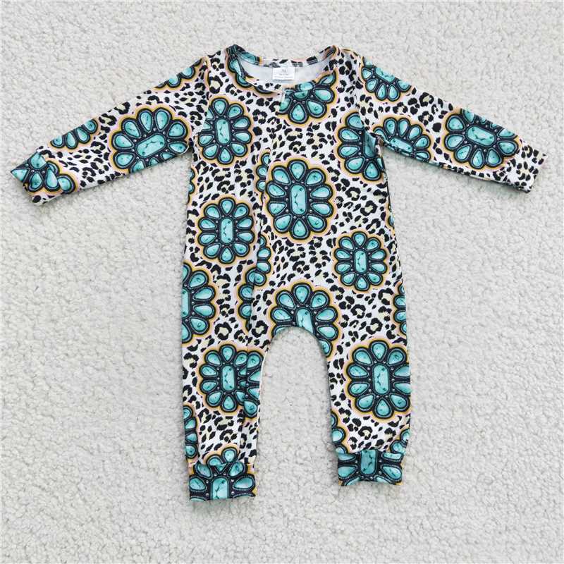 long sleeve baby Zipper romper kids jumpsuit