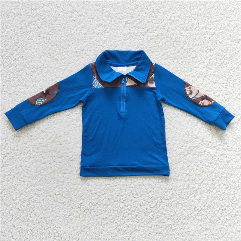 zipper pullover boys shirt kids tops