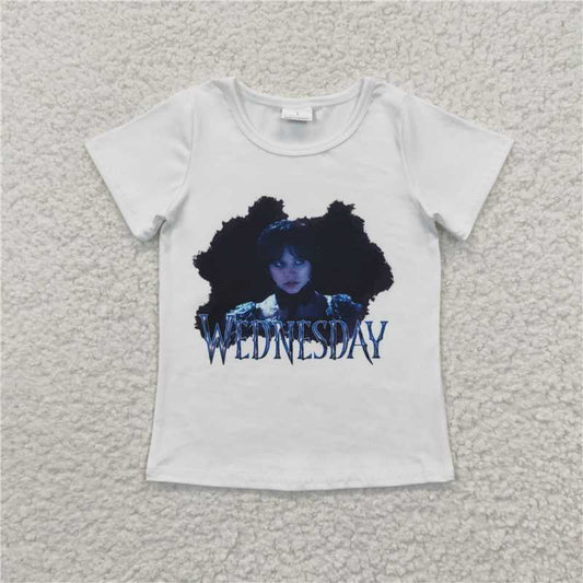 Wednesday girl t-shirt short sleeve top