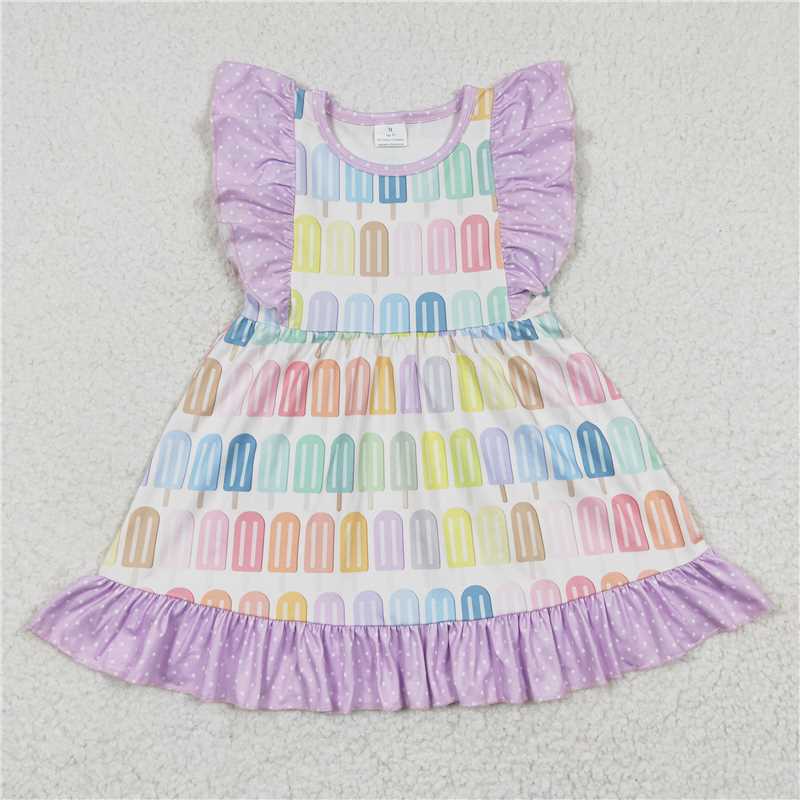 Popsicle girls dress summer kids skirts