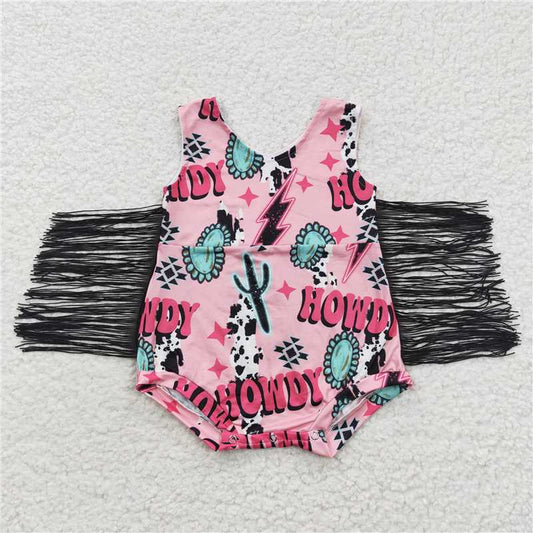 tassel howday kids bubbles baby rompers