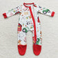 farm Zip Sleeper romper with feet jumpsuit match pajamas sets baby clothes